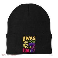 I Was 6 Now I'm 7 Funny 67 Meme 7th Birthday Beanie thumb 0
