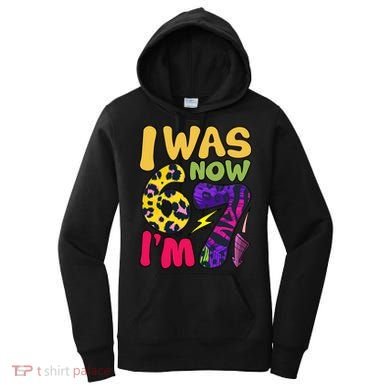 I Was 6 Now I'm 7 Funny 67 Meme 7th Birthday Women's Hoodie