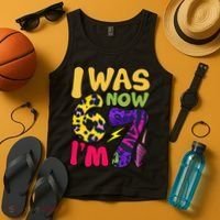 I Was 6 Now I'm 7 Funny 67 Meme 7th Birthday Tank Top thumb 4