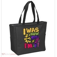 I Was 6 Now I'm 7 Funny 67 Meme 7th Birthday Tote Bag thumb 2