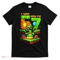 I Was 6 Now I'm 7 Unlocked Pixel Game 67 Meme 7th Birthday T-Shirt thumb 0