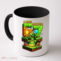 I Was 6 Now I'm 7 Unlocked Pixel Game 67 Meme 7th Birthday Coffee Mug thumb 0