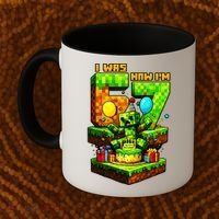 I Was 6 Now I'm 7 Unlocked Pixel Game 67 Meme 7th Birthday Coffee Mug thumb 2