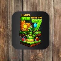 I Was 6 Now I'm 7 Unlocked Pixel Game 67 Meme 7th Birthday Coaster thumb 0