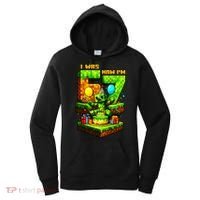 I Was 6 Now I'm 7 Unlocked Pixel Game 67 Meme 7th Birthday Women's Hoodie thumb 0