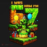 I Was 6 Now I'm 7 Unlocked Pixel Game 67 Meme 7th Birthday Women's Hoodie thumb 2