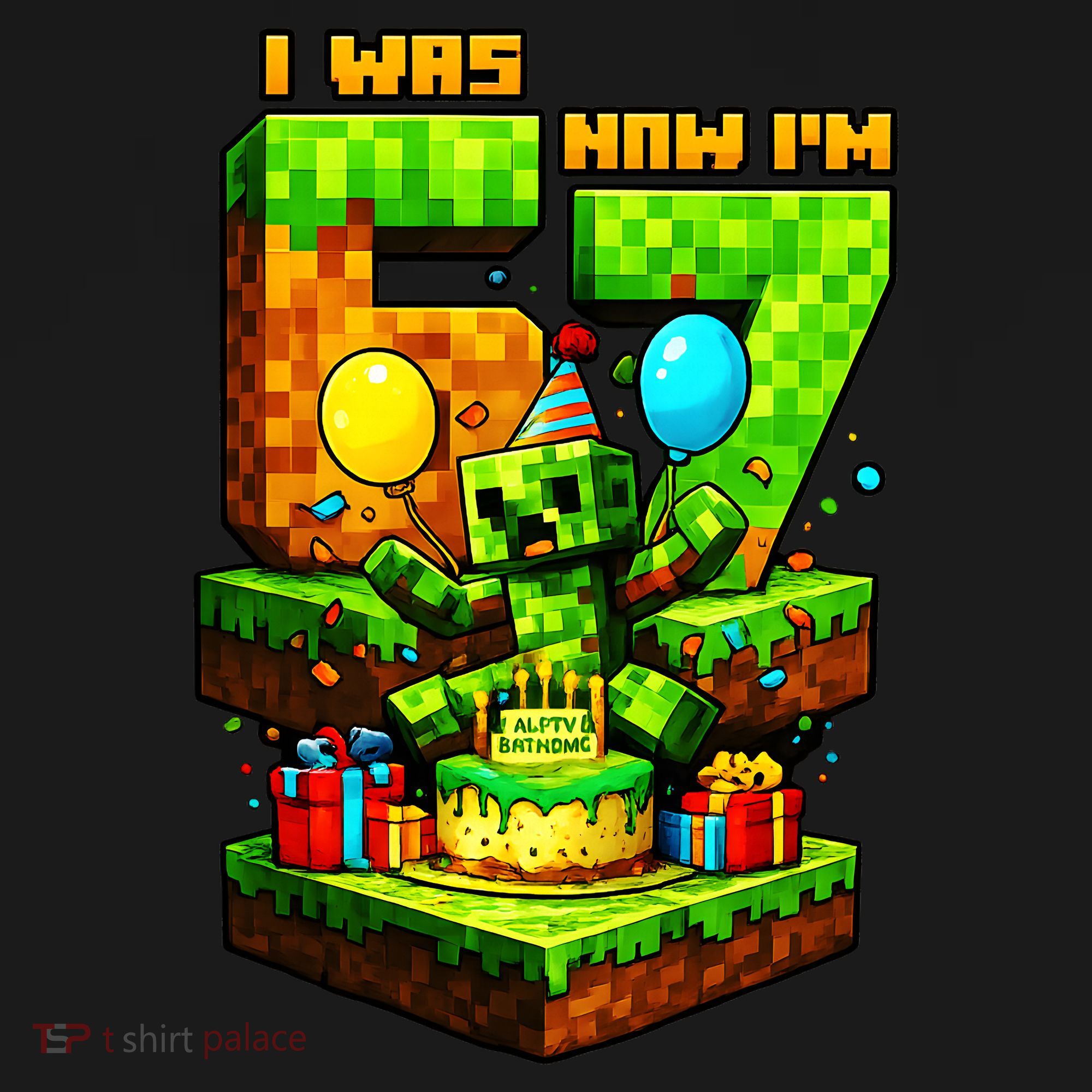 I Was 6 Now I'm 7 Unlocked Pixel Game 67 Meme 7th Birthday Women's Hoodie
