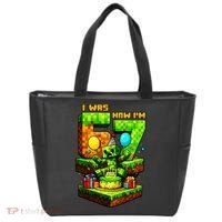 I Was 6 Now I'm 7 Unlocked Pixel Game 67 Meme 7th Birthday Tote Bag thumb 0