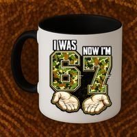I Was 6 Now I'm 7 Birthday 6-7 Meme Camo Coffee Mug thumb 2
