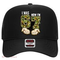 I Was 6 Now I'm 7 Birthday 6-7 Meme Camo Hat thumb 0