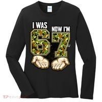 I Was 6 Now I'm 7 Birthday 6-7 Meme Camo Women's Long Sleeve Shirt thumb 0