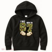 I Was 6 Now I'm 7 Birthday 6-7 Meme Camo Kids Hoodie thumb 0
