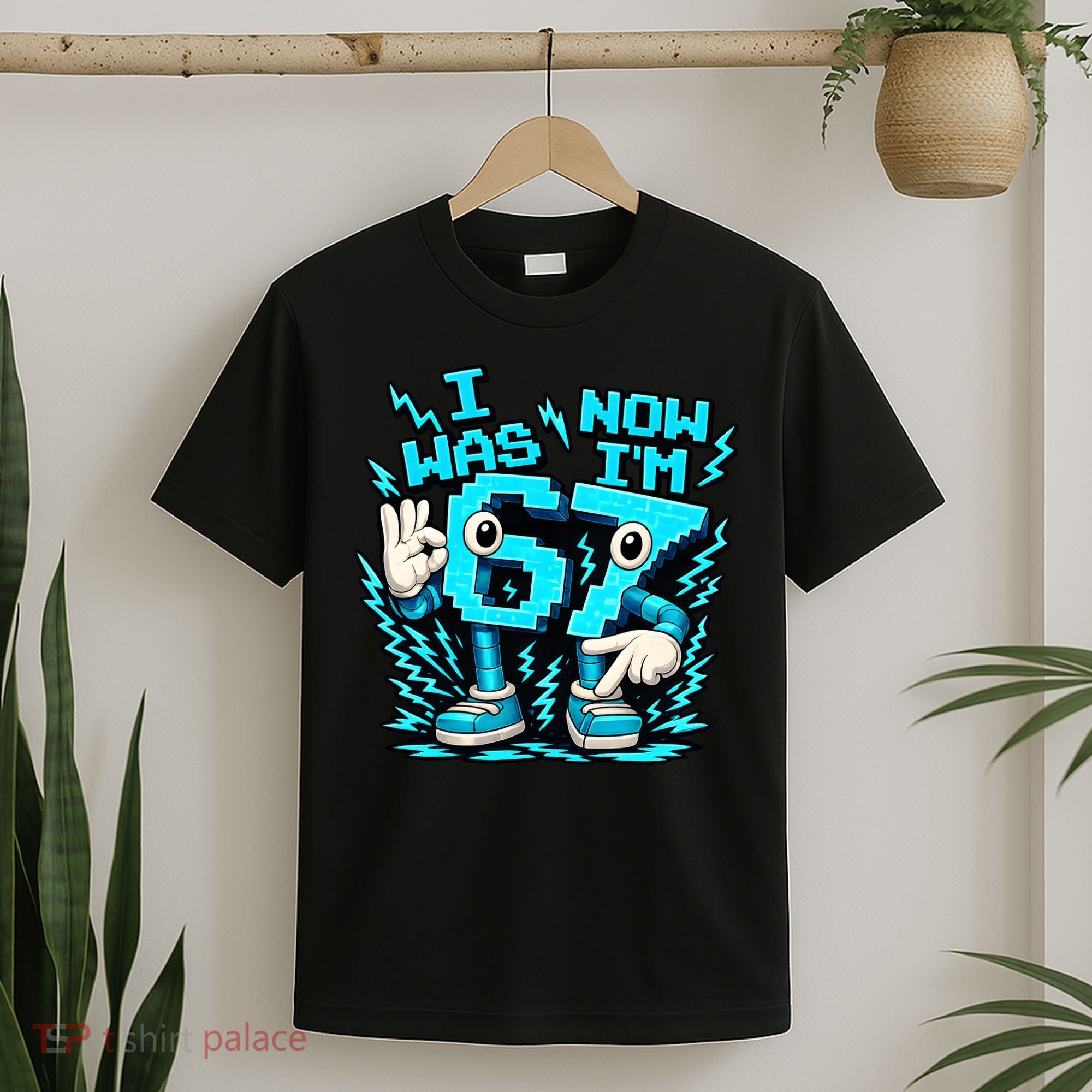 I Was 6 Now I'm 7 6-7 Seven Year Old 7th Birthday T-Shirt