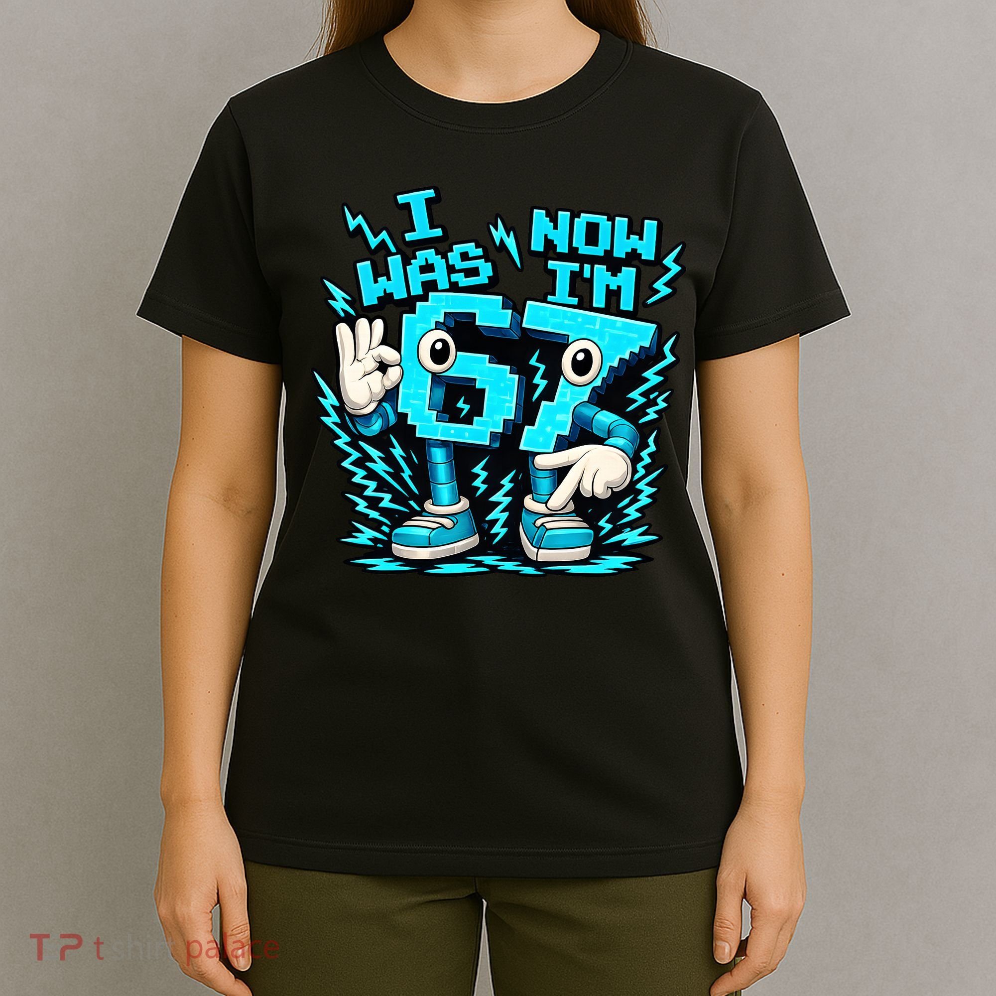 I Was 6 Now I'm 7 6-7 Seven Year Old 7th Birthday T-Shirt