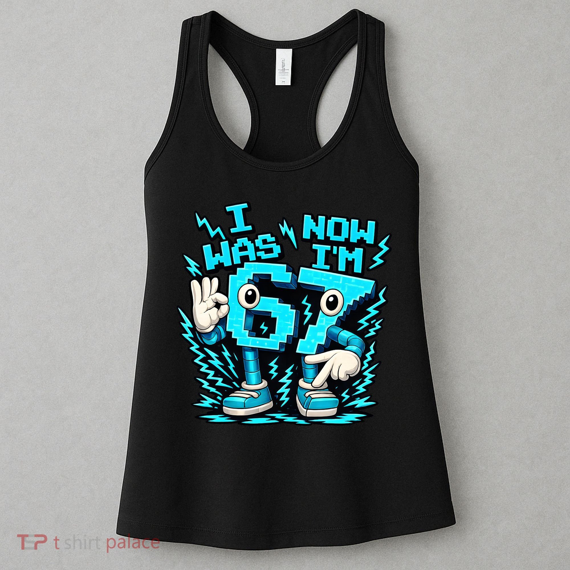 I Was 6 Now I'm 7 6-7 Seven Year Old 7th Birthday Women's Tank Top