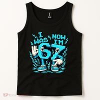 I Was 6 Now I'm 7 6-7 Seven Year Old 7th Birthday Tank Top thumb 2