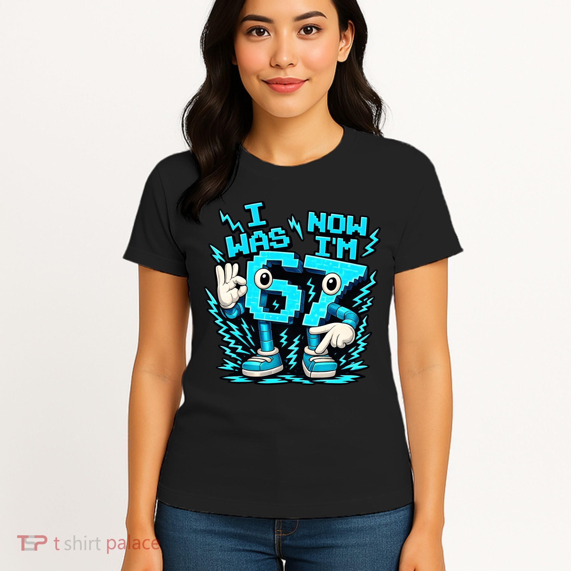 I Was 6 Now I'm 7 6-7 Seven Year Old 7th Birthday Women's T-Shirt