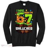I Was 6 Now I'm 7 Pixel Game Unlocked Gamer 7th Birthday  Sweatshirt thumb 0