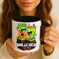 I Was 6 Now I'm 7 Pixel Game Unlocked Gamer 7th Birthday  Coffee Mug thumb 3