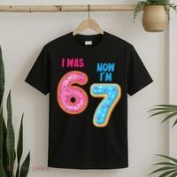 I Was 6 Now I'm 7 Year Old Birthday Six Seven Meme 67 T-Shirt thumb 2