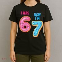 I Was 6 Now I'm 7 Year Old Birthday Six Seven Meme 67 T-Shirt thumb 4