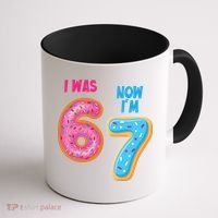 I Was 6 Now I'm 7 Year Old Birthday Six Seven Meme 67 Coffee Mug thumb 1