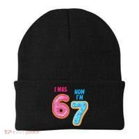 I Was 6 Now I'm 7 Year Old Birthday Six Seven Meme 67 Beanie thumb 0