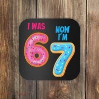 I Was 6 Now I'm 7 Year Old Birthday Six Seven Meme 67 Coaster thumb 0