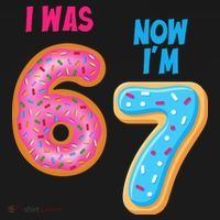 I Was 6 Now I'm 7 Year Old Birthday Six Seven Meme 67 Mousepad thumb 1