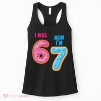 I Was 6 Now I'm 7 Year Old Birthday Six Seven Meme 67 Women's Tank Top thumb 0
