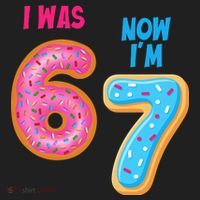 I Was 6 Now I'm 7 Year Old Birthday Six Seven Meme 67 Hat thumb 2