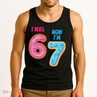 I Was 6 Now I'm 7 Year Old Birthday Six Seven Meme 67 Tank Top thumb 3