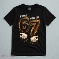 I Was 6 Now I'm 7 Meme Six Seven 67 Cartoon Hands Funny T-Shirt thumb 5