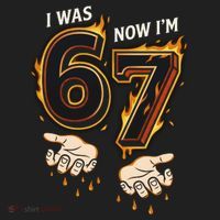 I Was 6 Now I'm 7 Meme Six Seven 67 Cartoon Hands Funny Beanie thumb 2