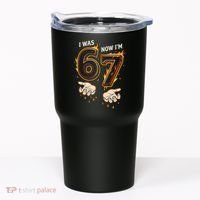 I Was 6 Now I'm 7 Meme Six Seven 67 Cartoon Hands Funny Tumbler thumb 0