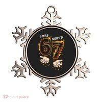 I Was 6 Now I'm 7 Meme Six Seven 67 Cartoon Hands Funny Ornament thumb 0