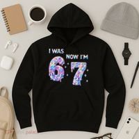 I Was 6 Now I’m 7 Birthday Ice Cream Drip 67 Meme Hoodie thumb 3