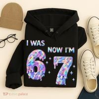 I Was 6 Now I’m 7 Birthday Ice Cream Drip 67 Meme Hoodie thumb 4