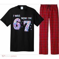 I Was 6 Now I’m 7 Birthday Ice Cream Drip 67 Meme Pajama Set thumb 0