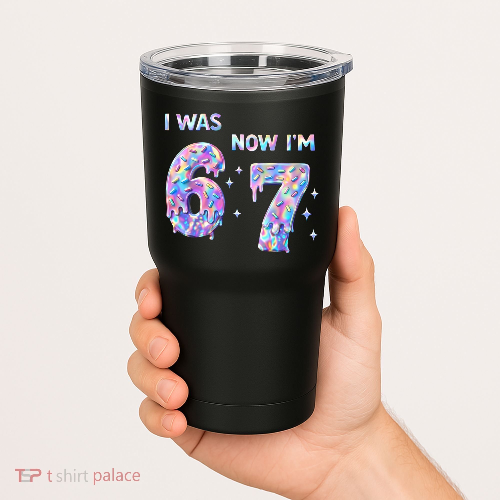 I Was 6 Now I’m 7 Birthday Ice Cream Drip 67 Meme Tumbler