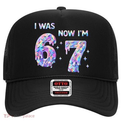 I Was 6 Now I’m 7 Birthday Ice Cream Drip 67 Meme Hat