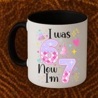 I Was 6 Now I'm 7 Birthday 6-7 Meme Funny Coffee Mug thumb 2