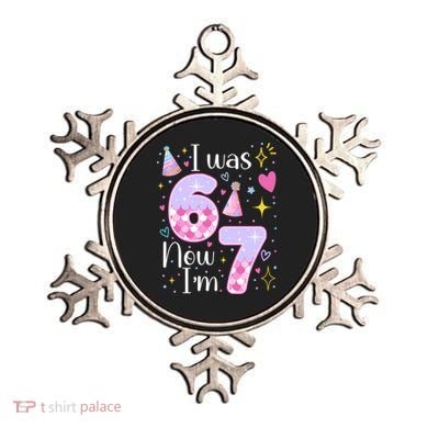 I Was 6 Now I'm 7 Birthday 6-7 Meme Funny Ornament