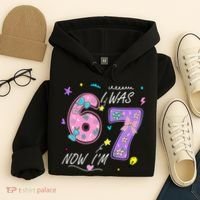 I Was 6 Now I'm 7 Birthday 6-7 Meme 67 Hoodie thumb 4