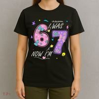 I Was 6 Now I'm 7 Birthday 6-7 Meme 67 T-Shirt thumb 4