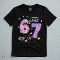 I Was 6 Now I'm 7 Birthday 6-7 Meme 67 T-Shirt thumb 5