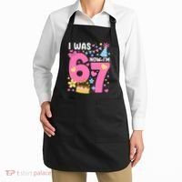 I Was 6 Now I’m 7 Cute 7th Birthday 6-7 Meme Apron thumb 2
