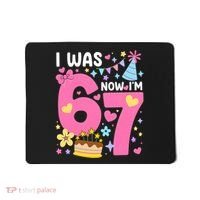 I Was 6 Now I’m 7 Cute 7th Birthday 6-7 Meme Mousepad thumb 0