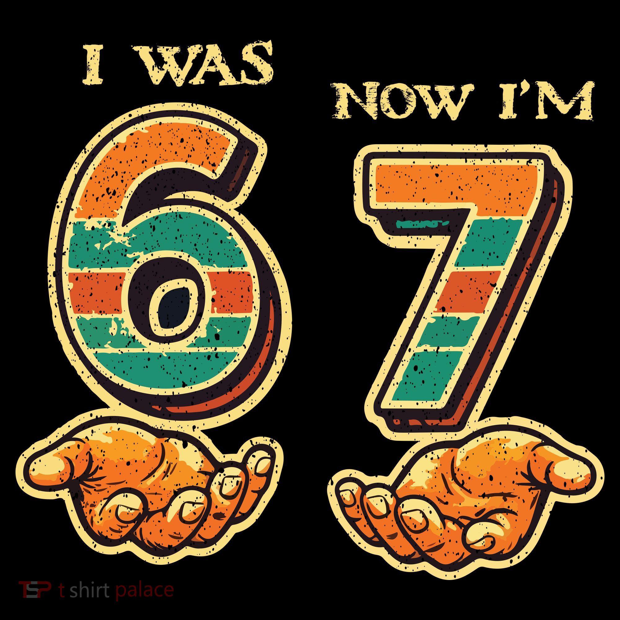 I Was 6 Now I’m 7th Birthday 67 Meme 6-7 Coffee Mug