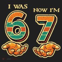 I Was 6 Now I’m 7th Birthday 67 Meme 6-7 Beanie thumb 2